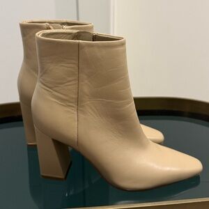 MARC FISHER Leather Ankle Boots